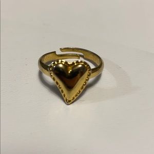 Gold Heart Ring